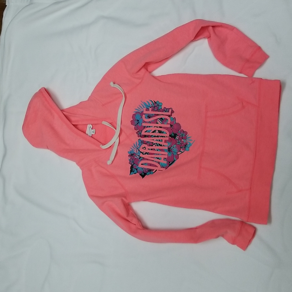 American Eagle Outfitters hoodie coral sz S - Picture 7 of 8